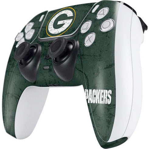 NFL Green Bay Packers Distressed PS5 Controller Skin