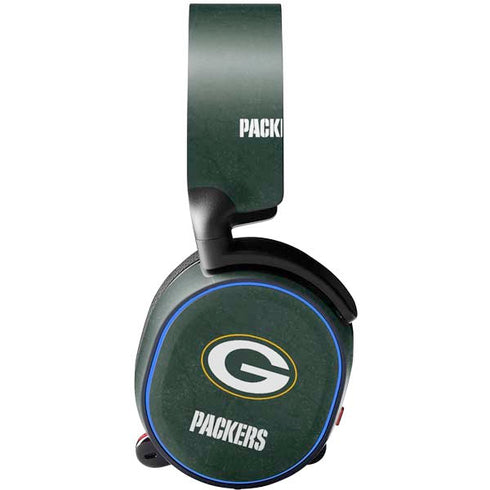 NFL Green Bay Packers Distressed SteelSeries Arctis 3 Skin