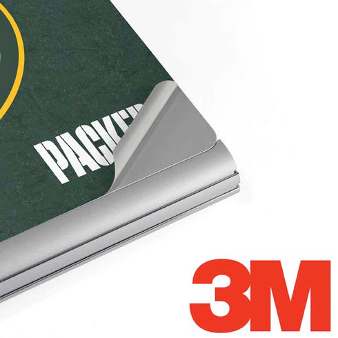 NFL Green Bay Packers Distressed Surface Book 2 13.5in Skin