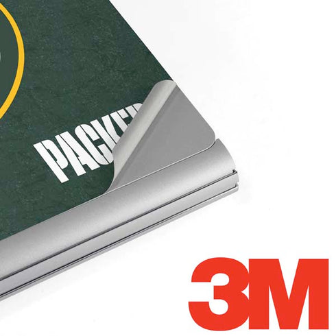 NFL Green Bay Packers Distressed Surface Book 2 15in Skin