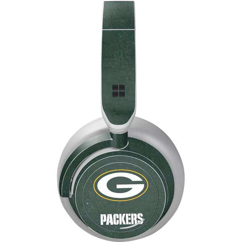 NFL Green Bay Packers Distressed Surface Headphones Skin