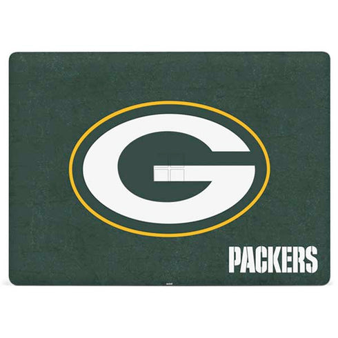 NFL Green Bay Packers Distressed Surface Laptop 2 Skin