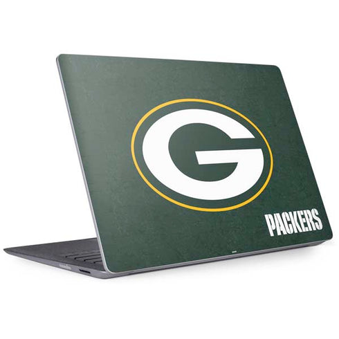 NFL Green Bay Packers Distressed Surface Laptop 2 Skin