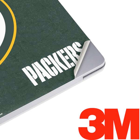 NFL Green Bay Packers Distressed Surface Laptop 2 Skin
