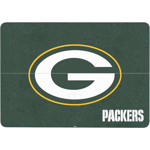 NFL Green Bay Packers Distressed Surface Laptop Studio Skin