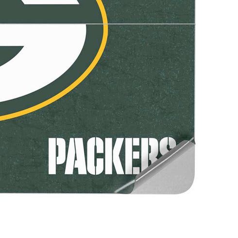 NFL Green Bay Packers Distressed Surface Laptop Studio Skin