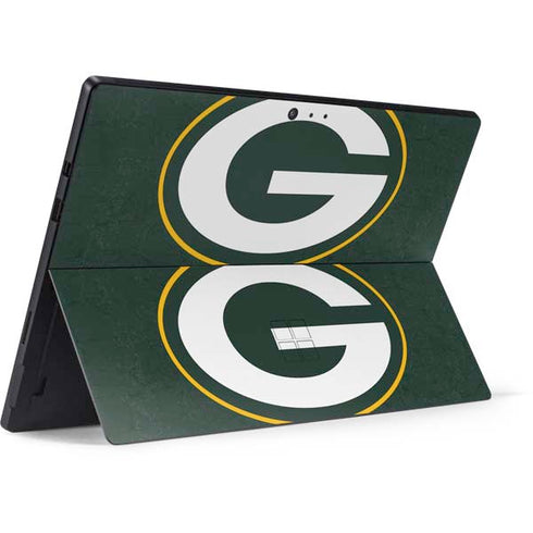 NFL Green Bay Packers Distressed Surface Pro 6 Skin