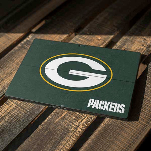 NFL Green Bay Packers Distressed Surface Pro 6 Skin