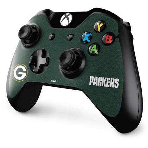 NFL Green Bay Packers Distressed Xbox One Controller Skin