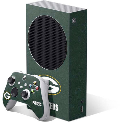 NFL Green Bay Packers Distressed Xbox Series S Skins