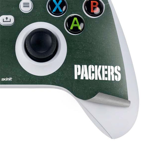 NFL Green Bay Packers Distressed Xbox Series S Controller Skin
