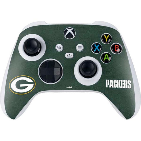 NFL Green Bay Packers Distressed Xbox Series S Controller Skin