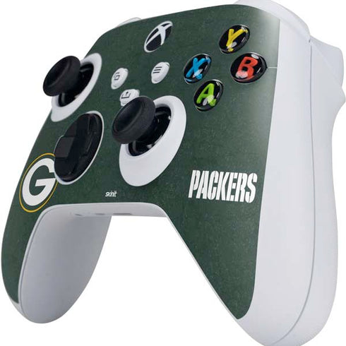 NFL Green Bay Packers Distressed Xbox Series S Controller Skin