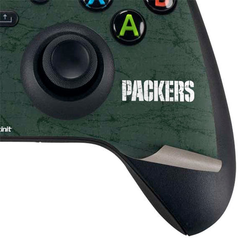 NFL Green Bay Packers Distressed Xbox Series X Bundle Skin