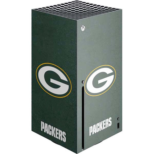 NFL Green Bay Packers Distressed Xbox Series X Console Skin
