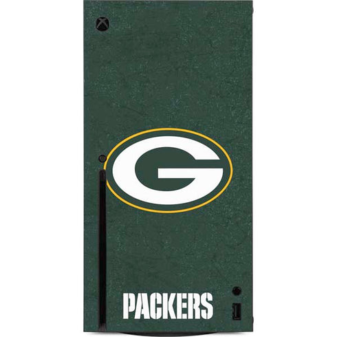 NFL Green Bay Packers Distressed Xbox Series X Console Skin
