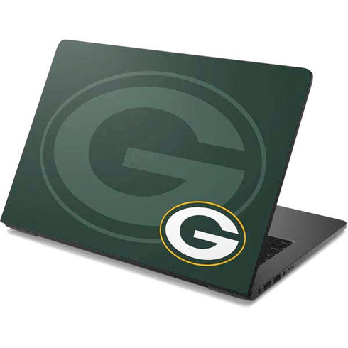 NFL Green Bay Packers Double Vision Dell Chromebook Skin
