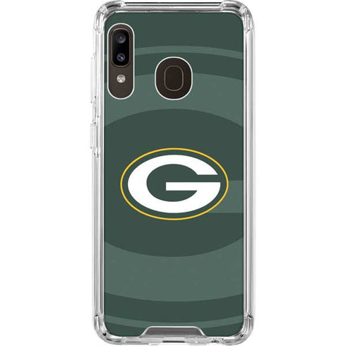 NFL Green Bay Packers Double Vision Galaxy A30 Clear Case