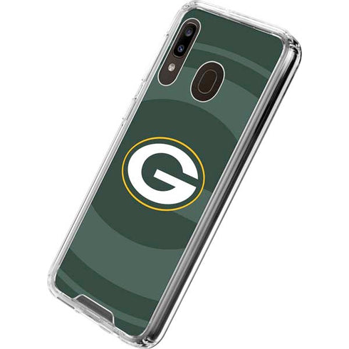 NFL Green Bay Packers Double Vision Galaxy A30 Clear Case