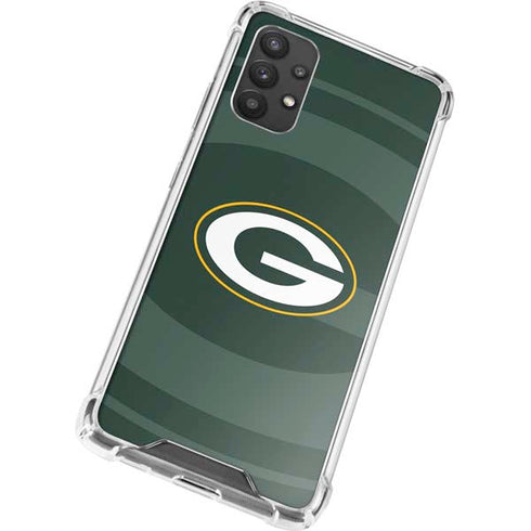 NFL Green Bay Packers Double Vision Galaxy A32 5G Clear Case