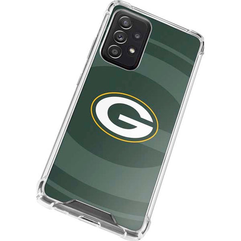 NFL Green Bay Packers Double Vision Galaxy A52 5G Clear Case