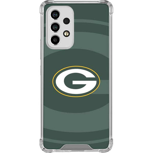 NFL Green Bay Packers Double Vision Galaxy A53 5G Clear Case