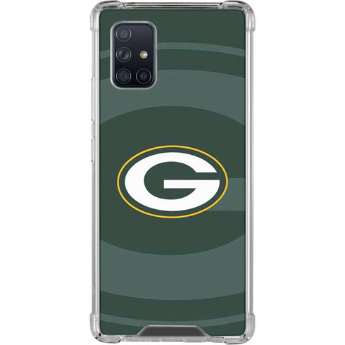 NFL Green Bay Packers Double Vision Galaxy A71 5G Clear Case