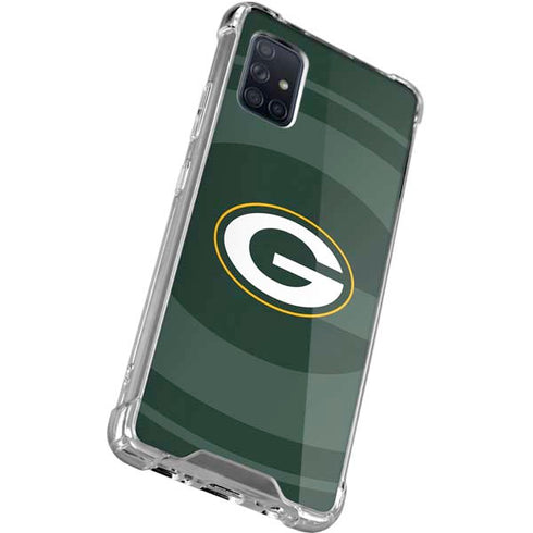 NFL Green Bay Packers Double Vision Galaxy A71 5G Clear Case