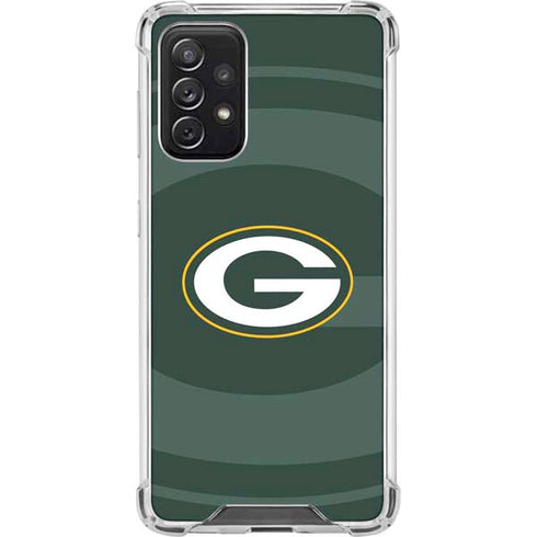 NFL Green Bay Packers Double Vision Galaxy A72 5G Clear Case