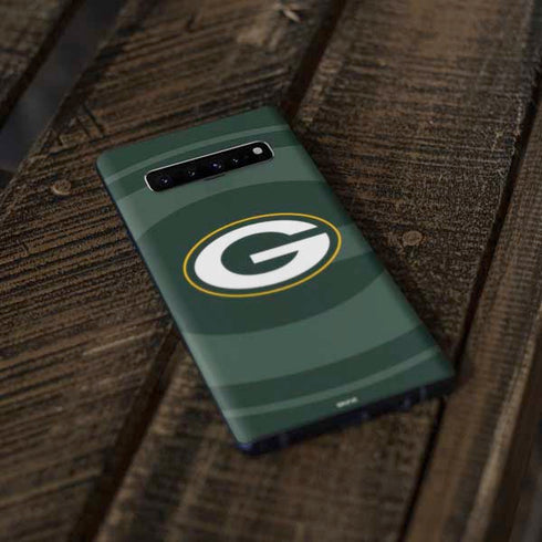 NFL Green Bay Packers Double Vision Galaxy S10 Plus Skin