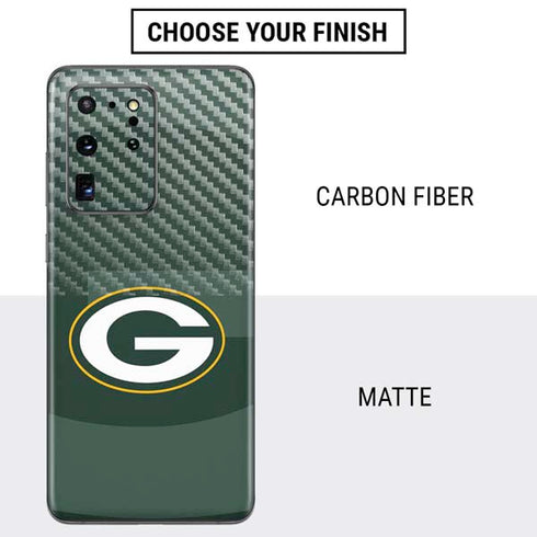 NFL Green Bay Packers Double Vision Galaxy S20 Ultra 5G Skin
