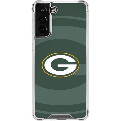 NFL Green Bay Packers Double Vision Galaxy S21 FE Clear Case
