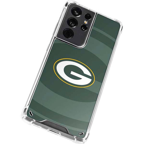 NFL Green Bay Packers Double Vision Galaxy S21 Ultra 5G Clear Case