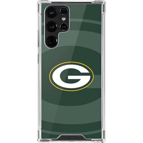 NFL Green Bay Packers Double Vision Galaxy S22 Ultra Clear Case