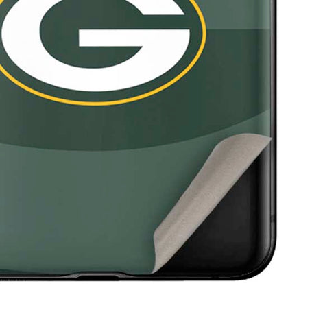 NFL Green Bay Packers Double Vision Galaxy Z Flip Skin