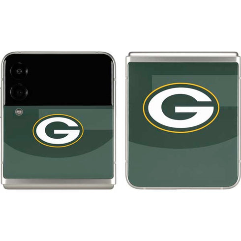 NFL Green Bay Packers Double Vision Galaxy Z Flip3 5G Skin