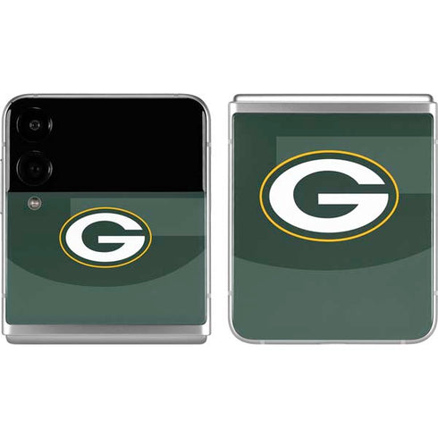 NFL Green Bay Packers Double Vision Galaxy Z Flip4 5G Skin