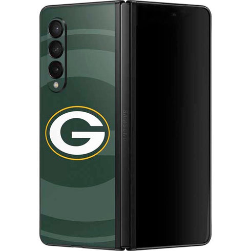 NFL Green Bay Packers Double Vision Galaxy Z Fold3 5G Skin