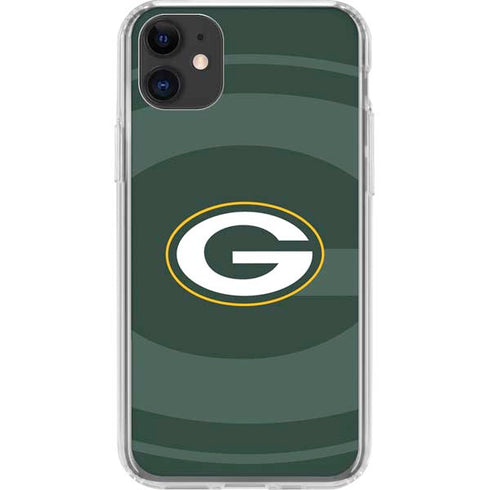 NFL Green Bay Packers Double Vision iPhone 11 Clear Case