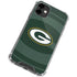 NFL Green Bay Packers Double Vision iPhone 12 Clear Case
