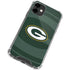 NFL Green Bay Packers Double Vision iPhone 12 Mini Clear Case