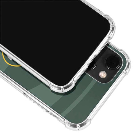 NFL Green Bay Packers Double Vision iPhone 13 Mini Clear Case