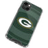 NFL Green Bay Packers Double Vision iPhone 13 Mini Clear Case