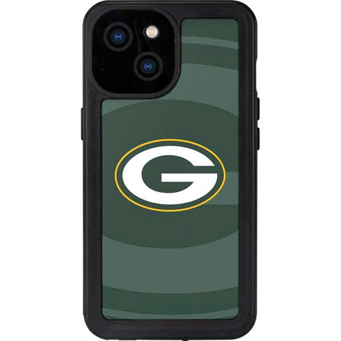 NFL Green Bay Packers Double Vision iPhone 13 Mini Waterproof Case