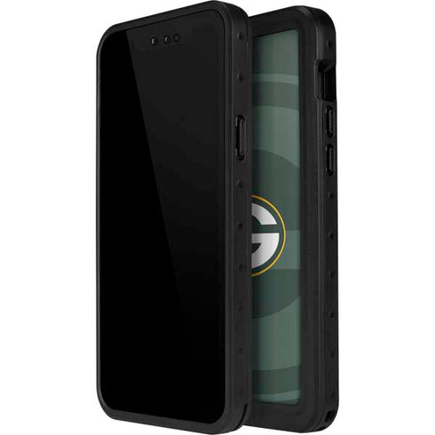NFL Green Bay Packers Double Vision iPhone 13 Mini Waterproof Case