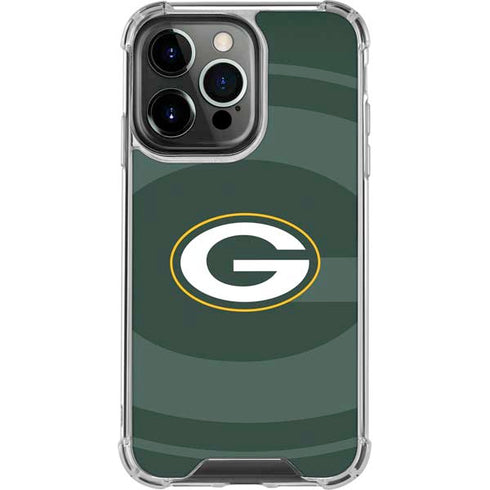 NFL Green Bay Packers Double Vision iPhone 13 Pro Clear Case