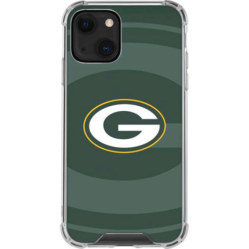 NFL Green Bay Packers Double Vision iPhone 14 Clear Case
