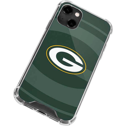 NFL Green Bay Packers Double Vision iPhone 14 Clear Case