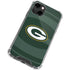 NFL Green Bay Packers Double Vision iPhone 14 Clear Case
