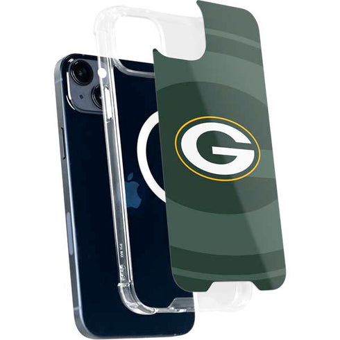 NFL Green Bay Packers Double Vision iPhone 15 Plus MagSafe Case